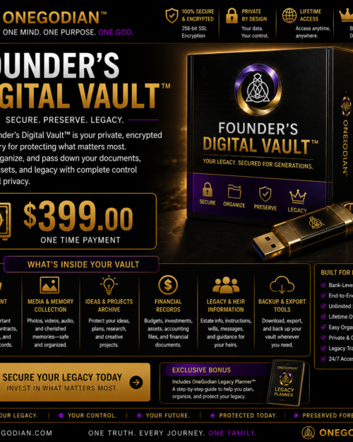 Founder’s Digital Vault™