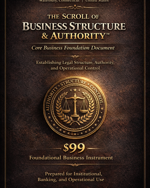 Scroll of Business Structure & Authority™