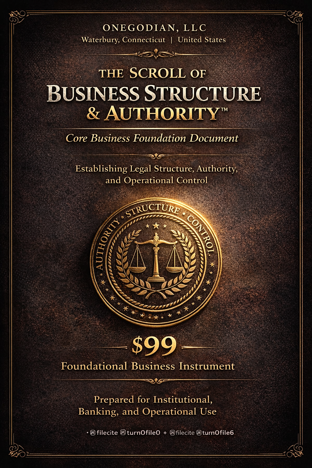 Scroll of Business Structure & Authority™