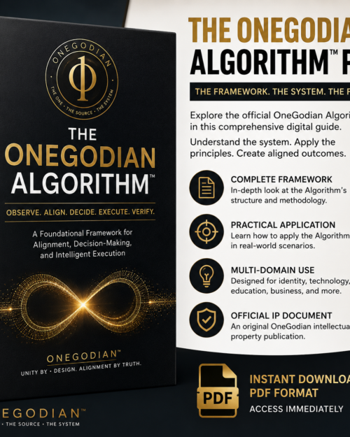 The OneGodian Algorithm™ PDF