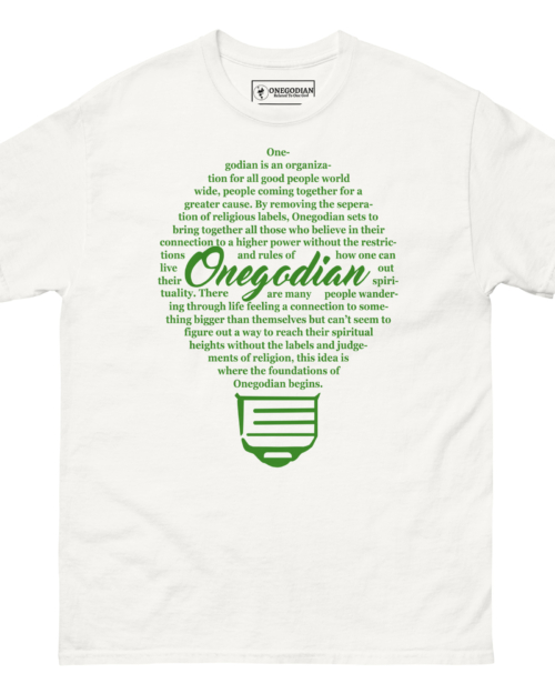The Onegodian Lightbulb - Unisex classic tee - Green