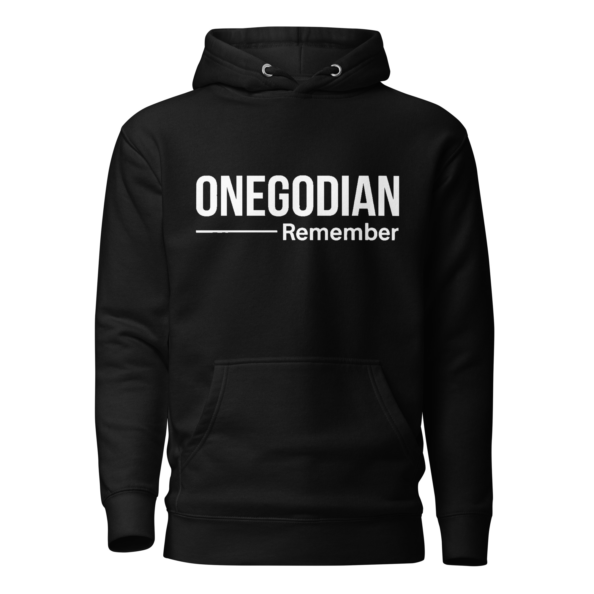 ONEGODIAN: Remember - Unisex Hoodie - White - Image 2