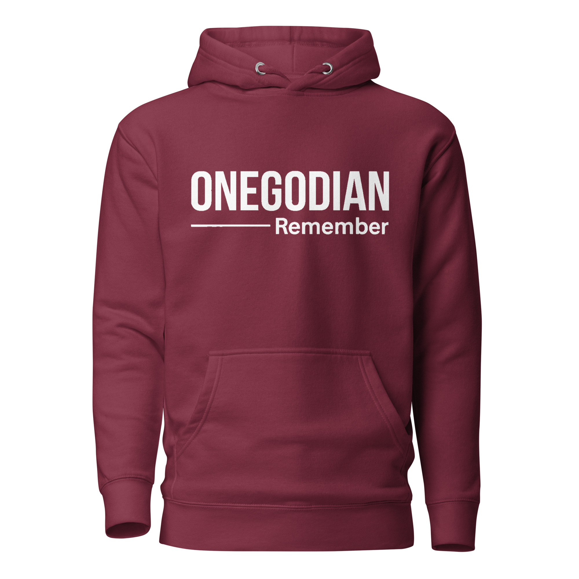 ONEGODIAN: Remember - Unisex Hoodie - White - Image 5