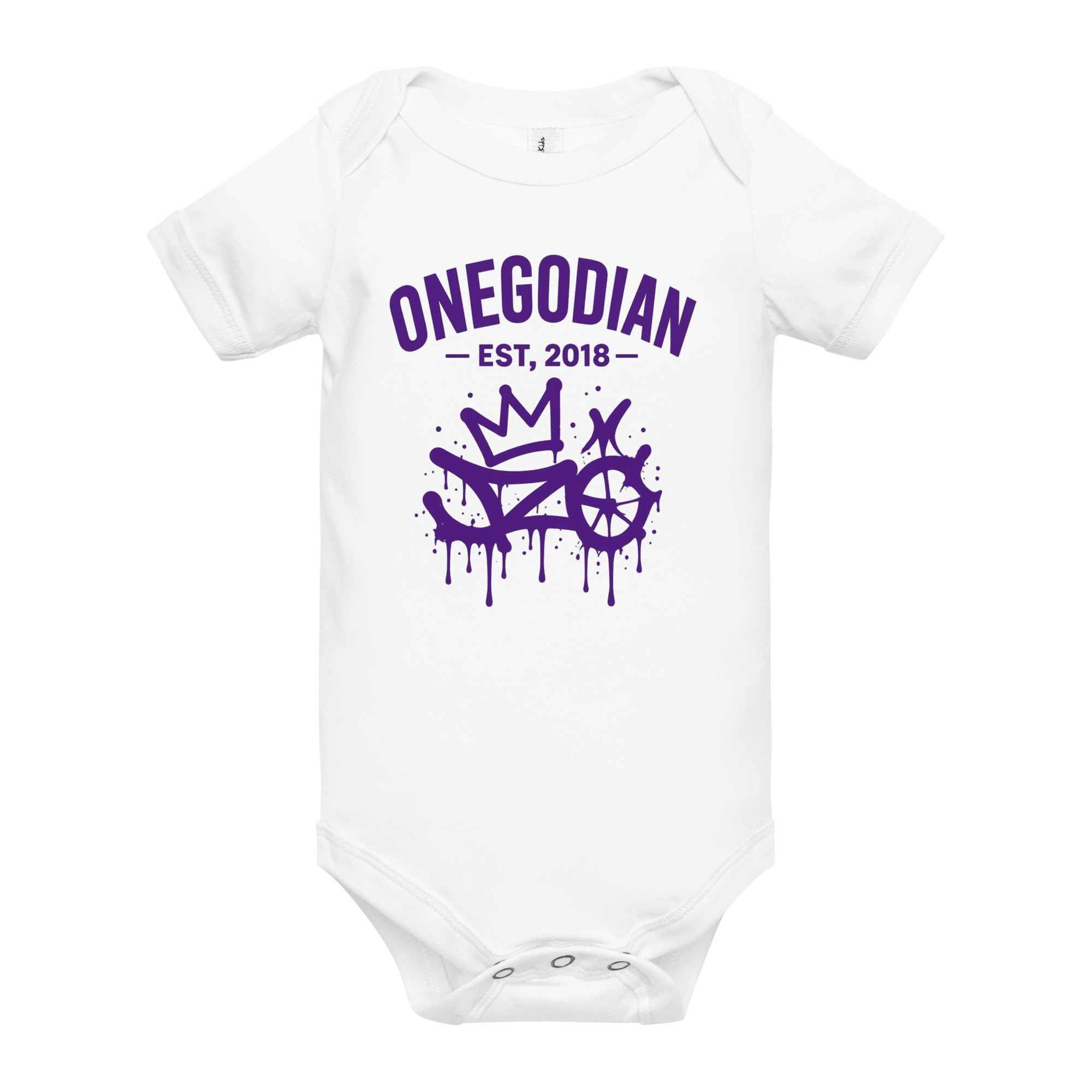 Baby short sleeve one piece - Image 4