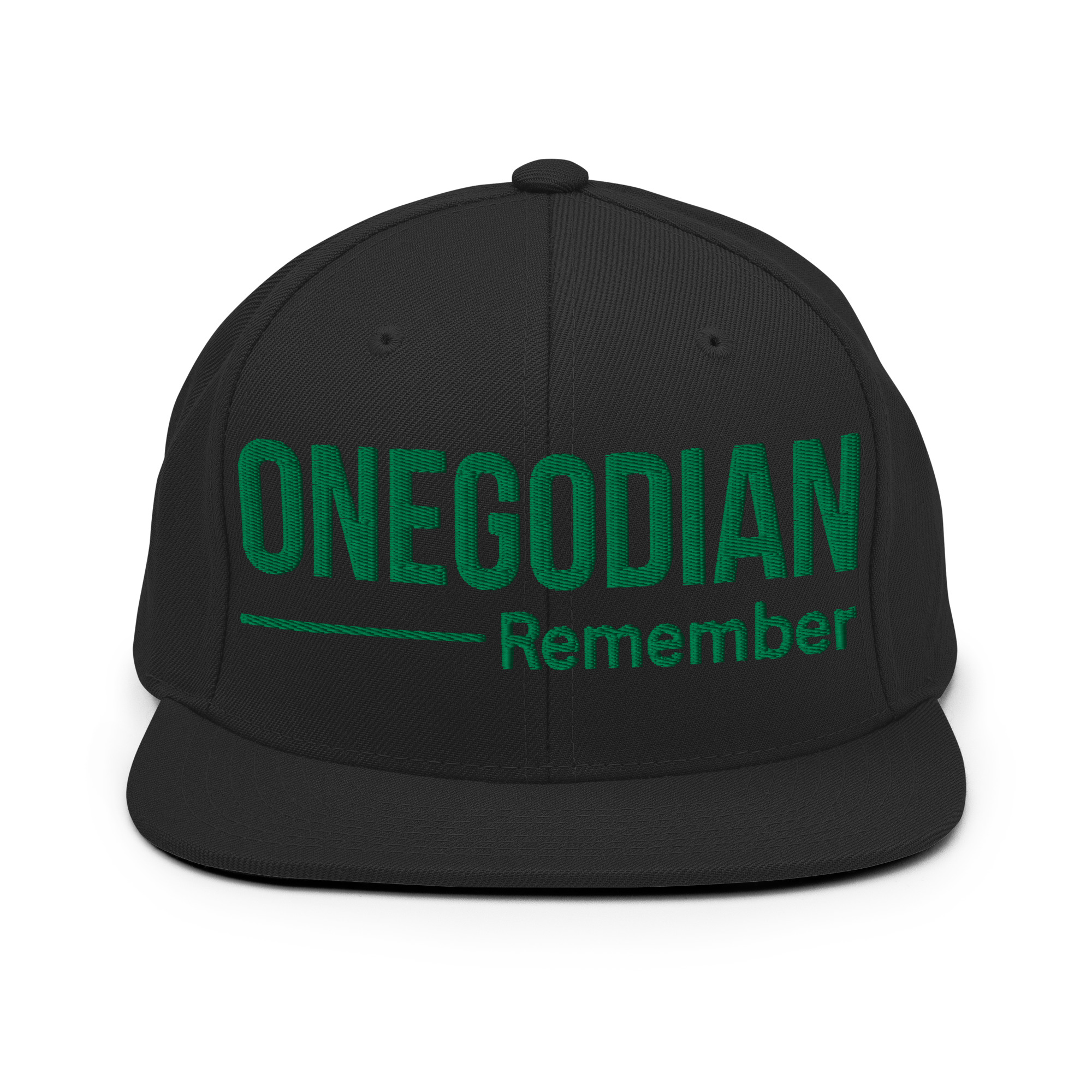 ONEGODIAN: Remember – Snapback Hat – Green - Image 2