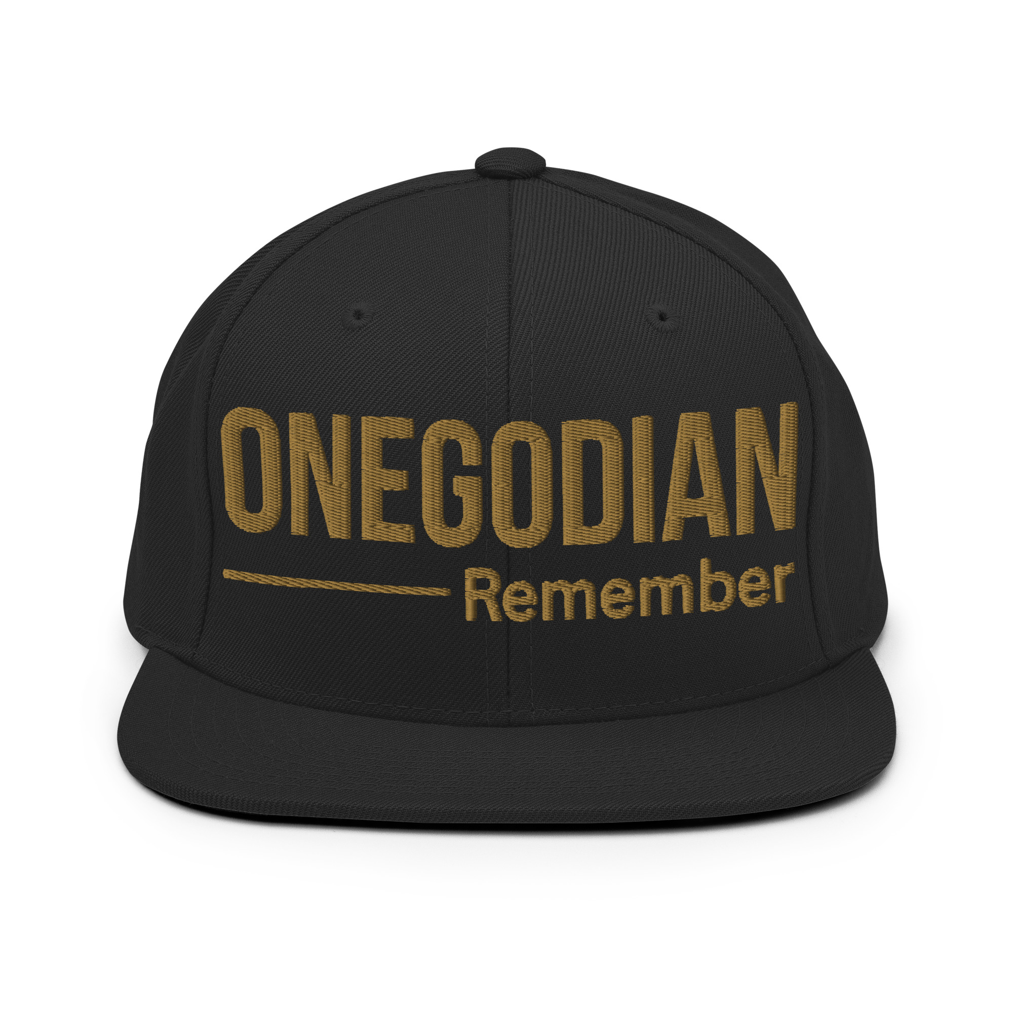 ONEGODIAN: Remember - Snapback Hat - Gold - Image 2