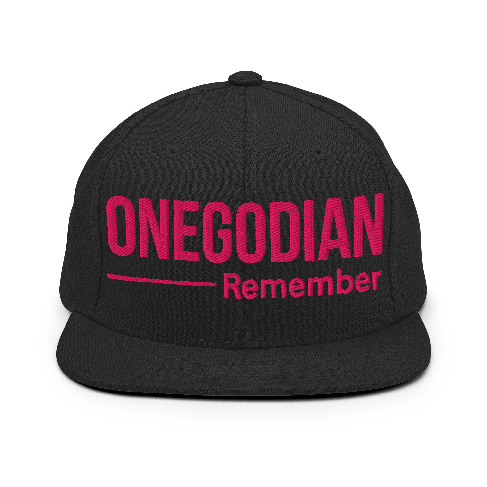 ONEGODIAN: Remember - Snapback Hat - Pink