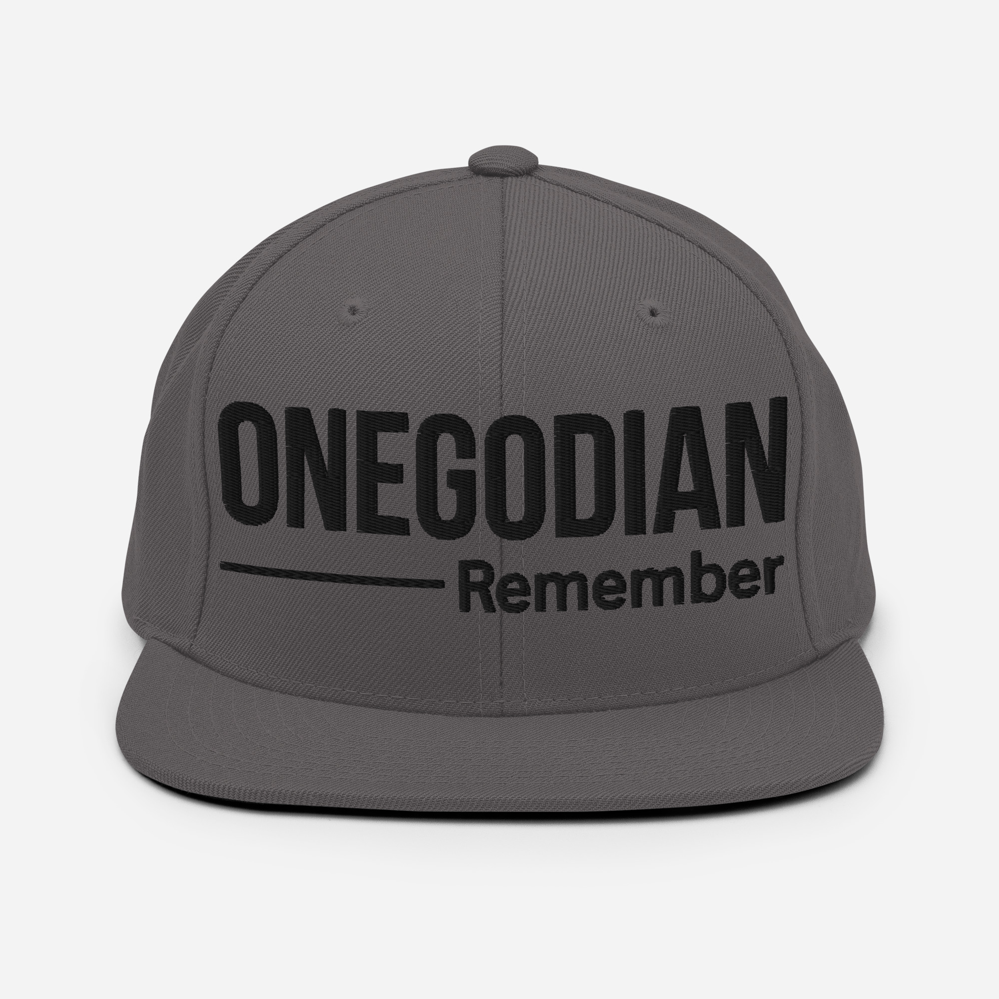 ONEGODIAN: Remember – Snapback Hat – Black - Image 6