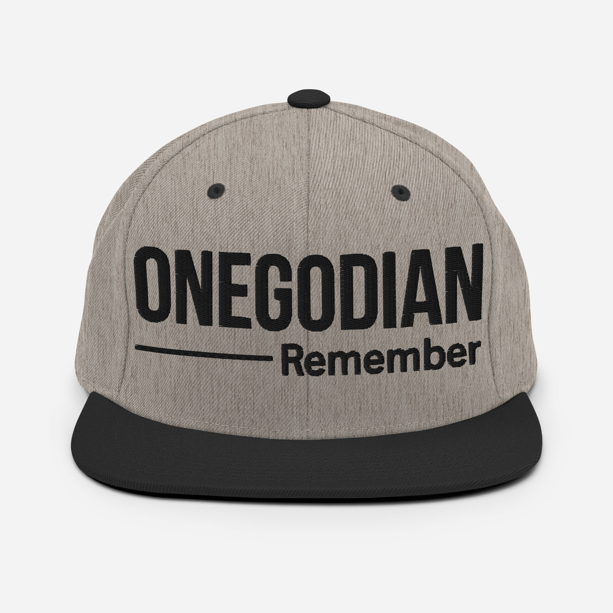 ONEGODIAN: Remember – Snapback Hat – Black - Image 10