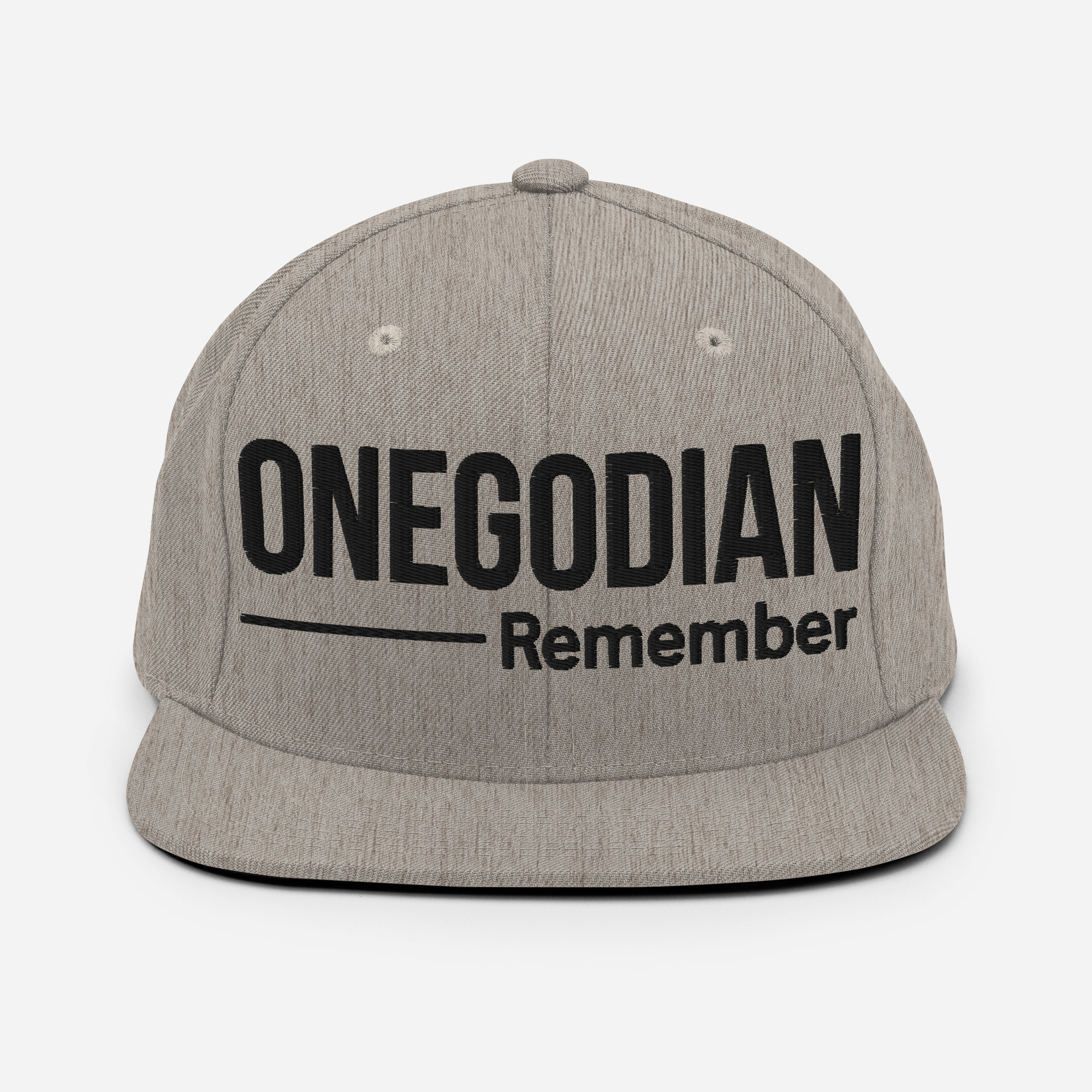 ONEGODIAN: Remember – Snapback Hat – Black - Image 12