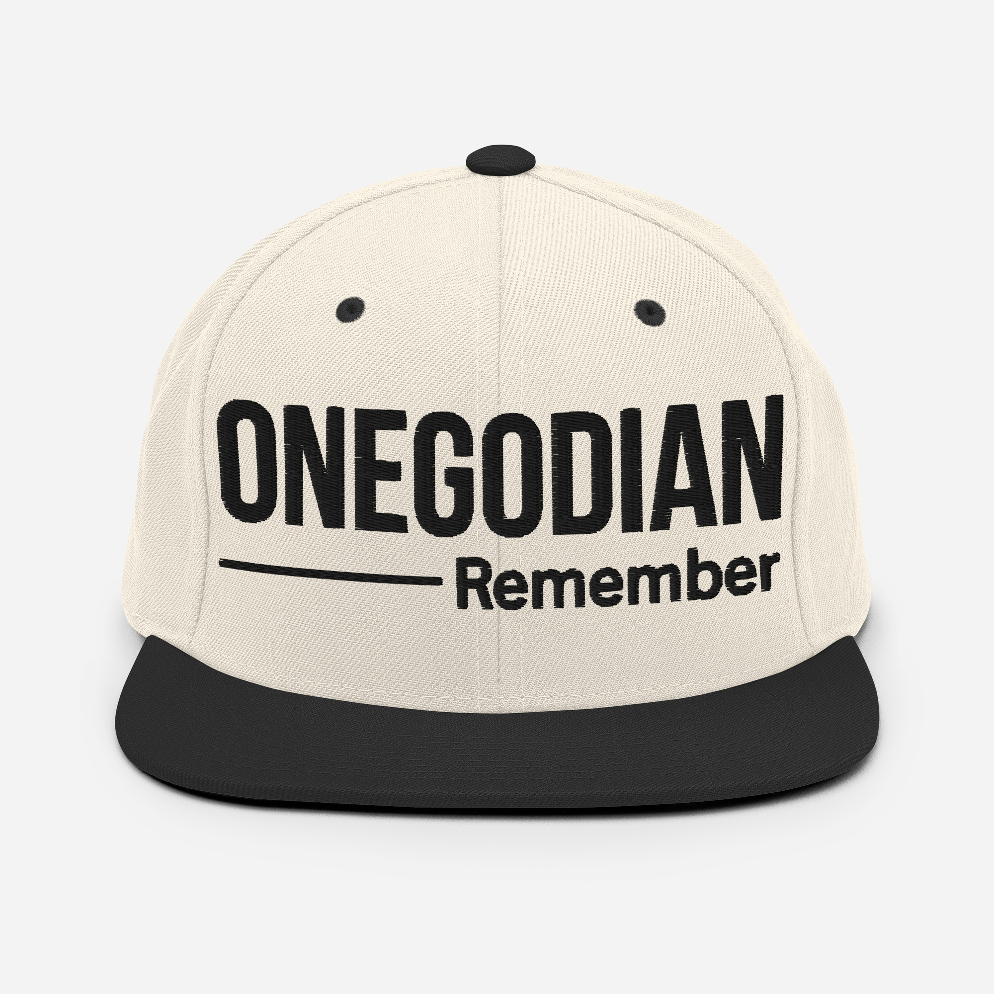 ONEGODIAN: Remember – Snapback Hat – Black - Image 14