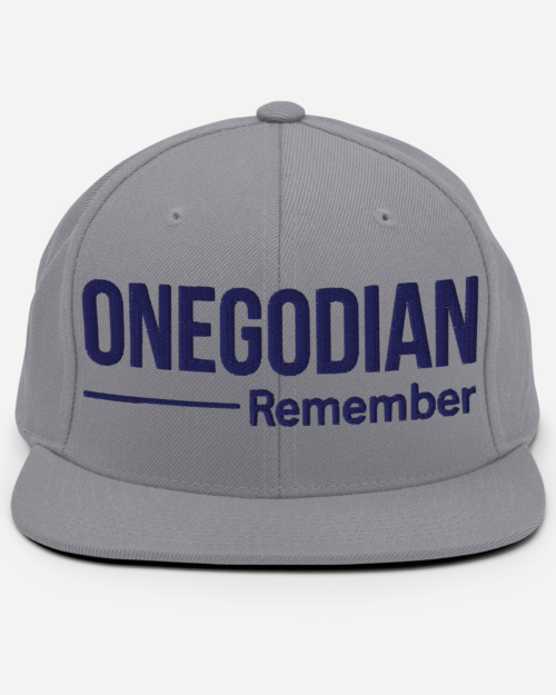 ONEGODIAN: Remember – Snapback Hat –