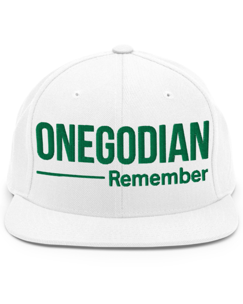 ONEGODIAN: Remember – Snapback Hat – Green