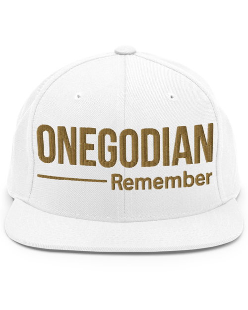 ONEGODIAN: Remember - Snapback Hat - Gold