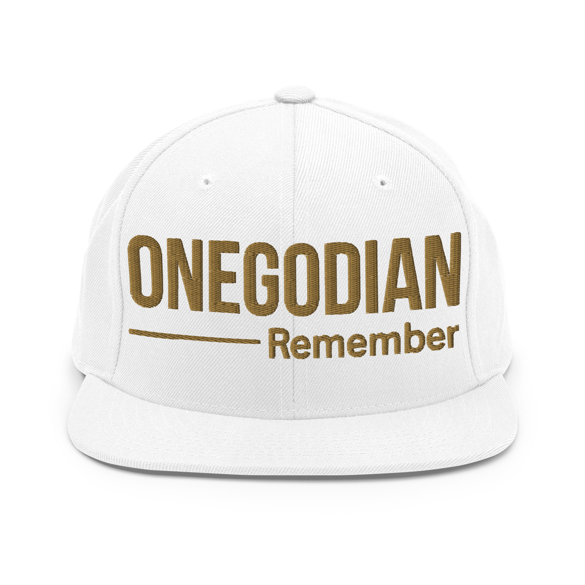 ONEGODIAN: Remember - Snapback Hat - Gold