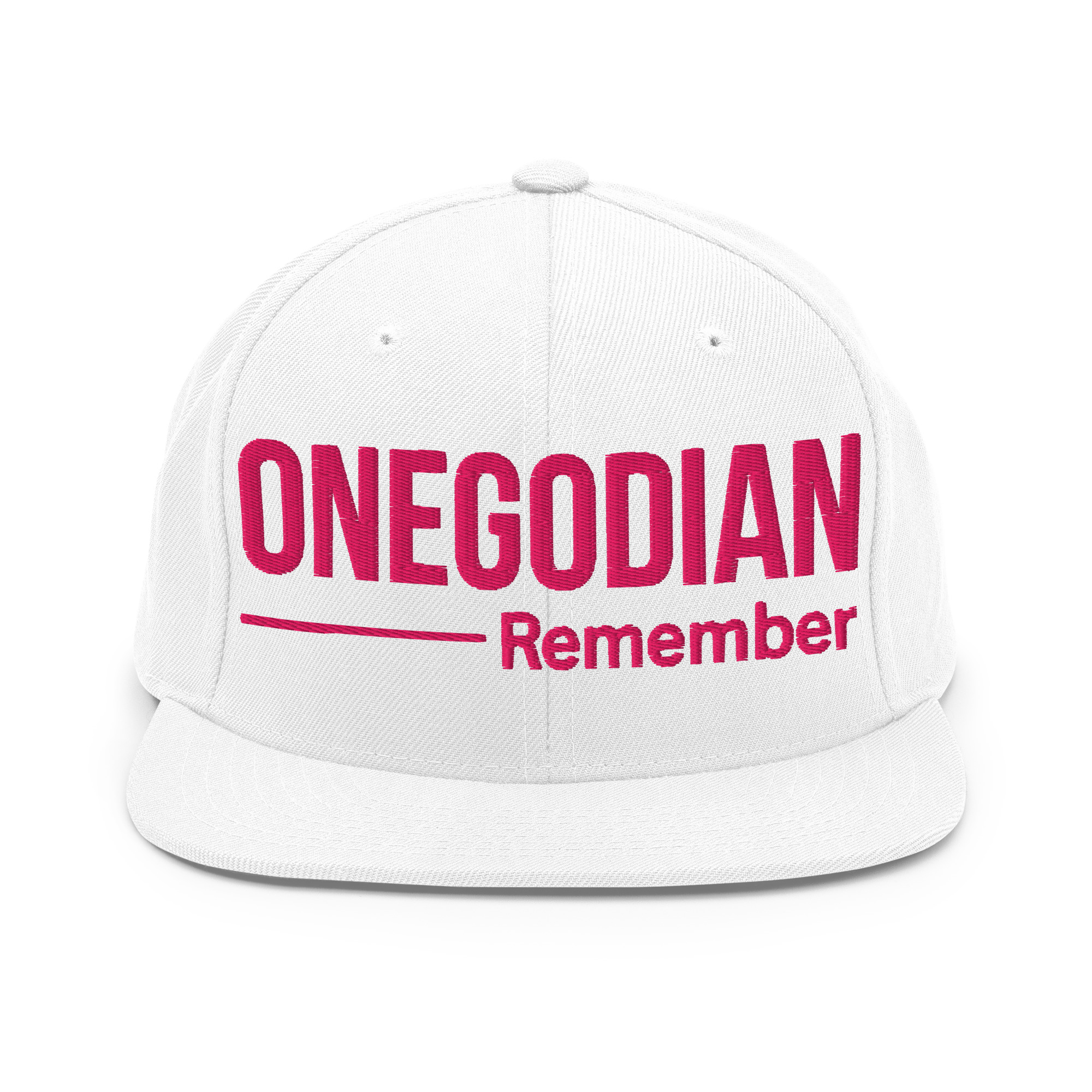 ONEGODIAN: Remember - Snapback Hat - Pink - Image 3