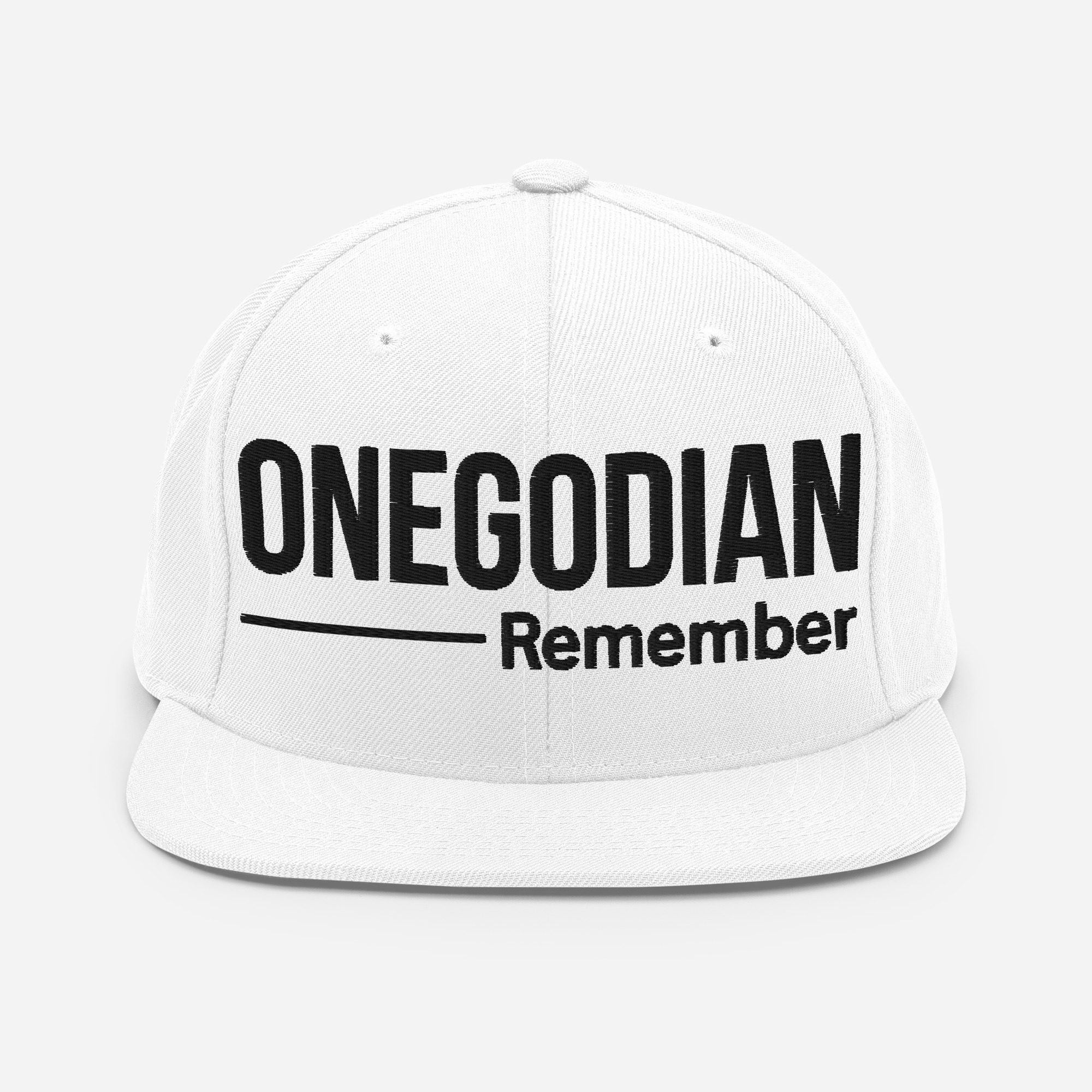 ONEGODIAN: Remember – Snapback Hat – Black - Image 15