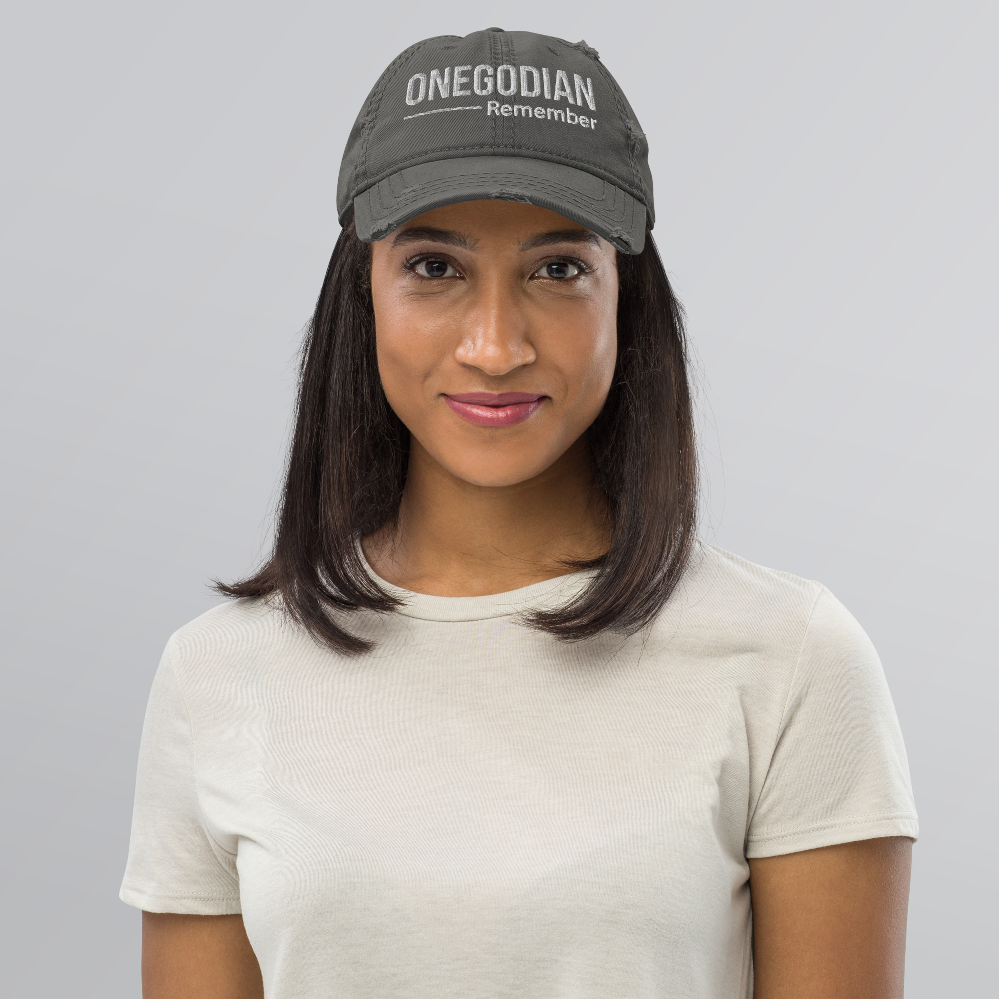 ONEGODIAN: Remember – Distressed Dad Hat - Image 5