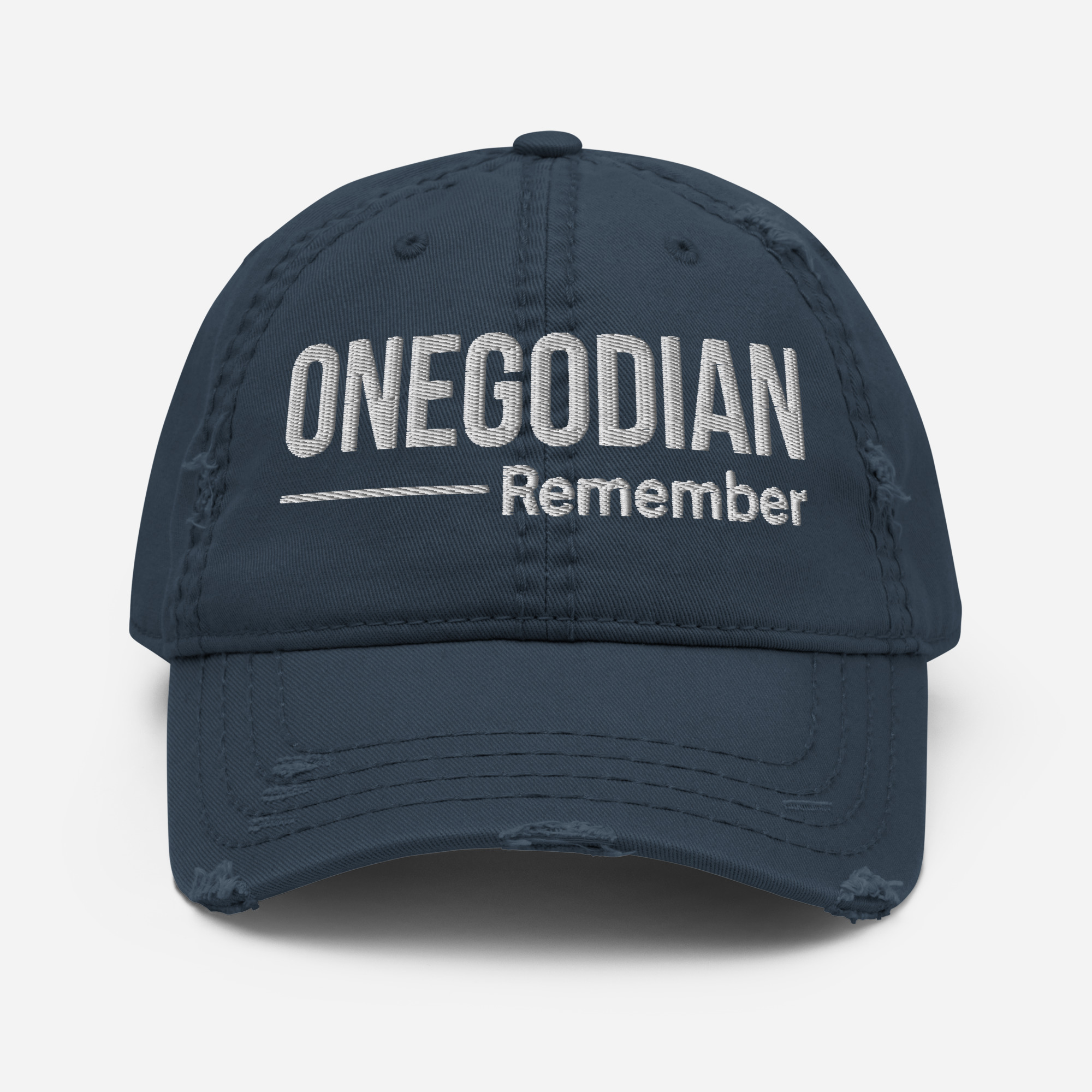 ONEGODIAN: Remember – Distressed Dad Hat - Image 9