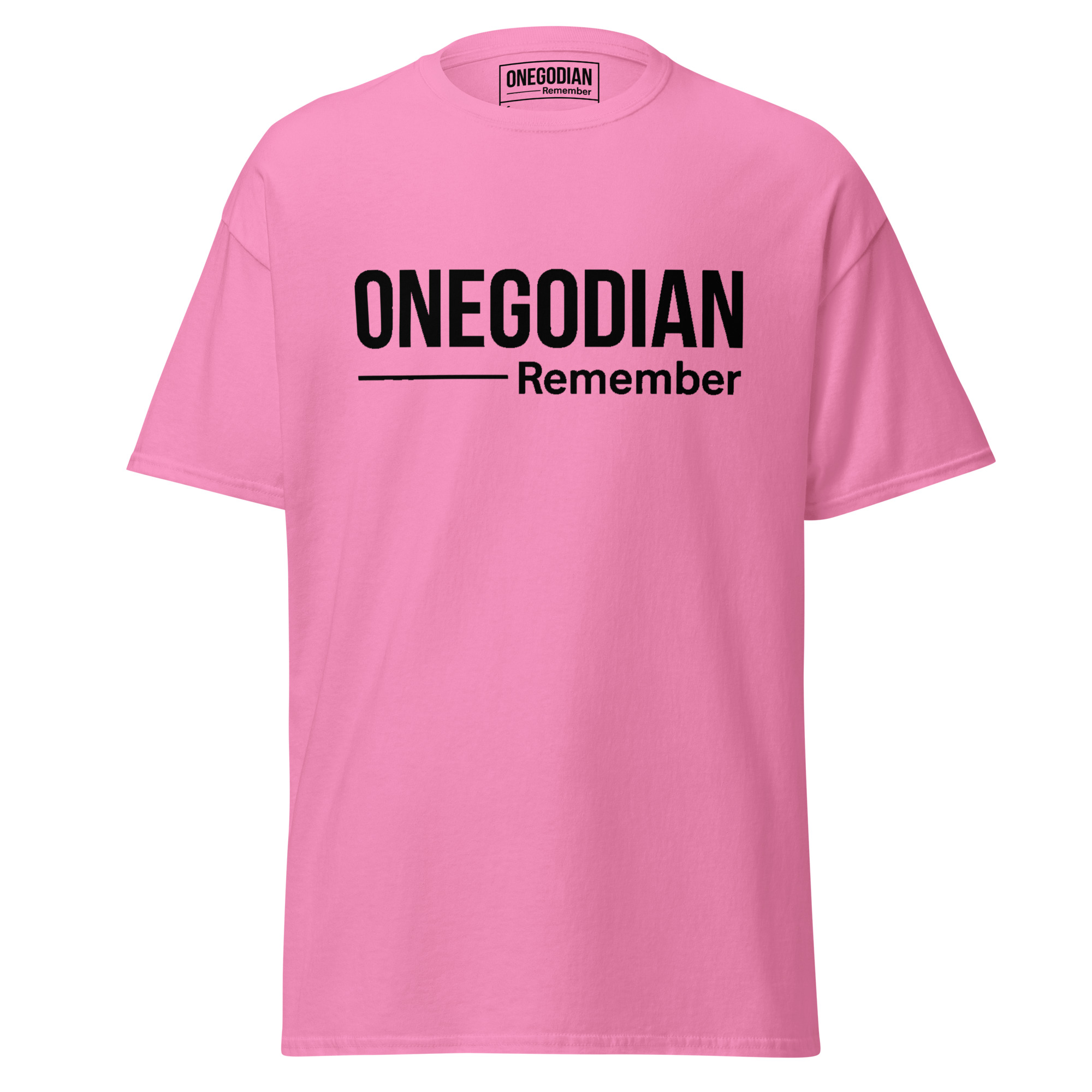ONEGODIAN: Remember – Unisex classic tee - Black - Image 8