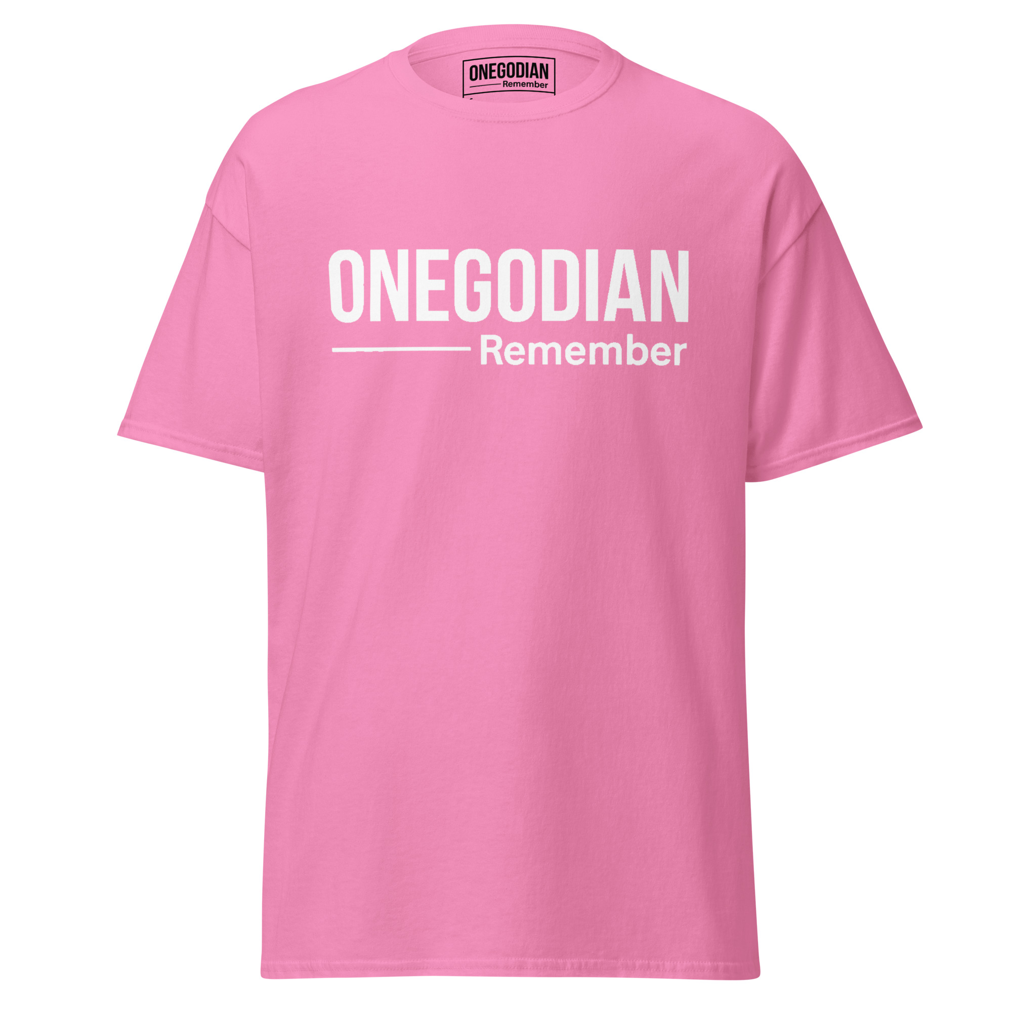 ONEGODIAN: Remember – Unisex classic tee - White - Image 19