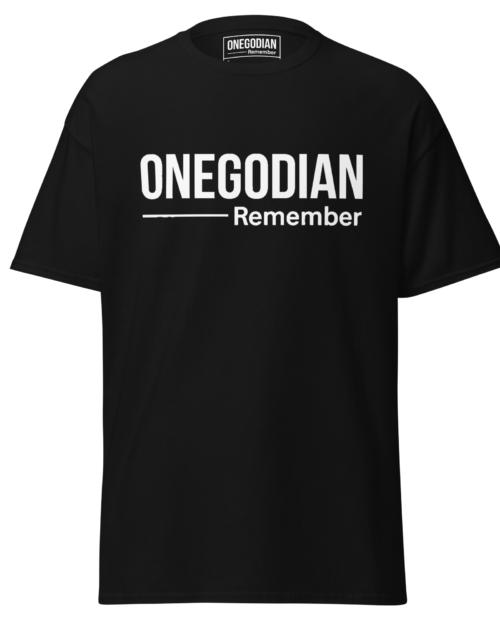 ONEGODIAN: Remember – Unisex classic tee - White