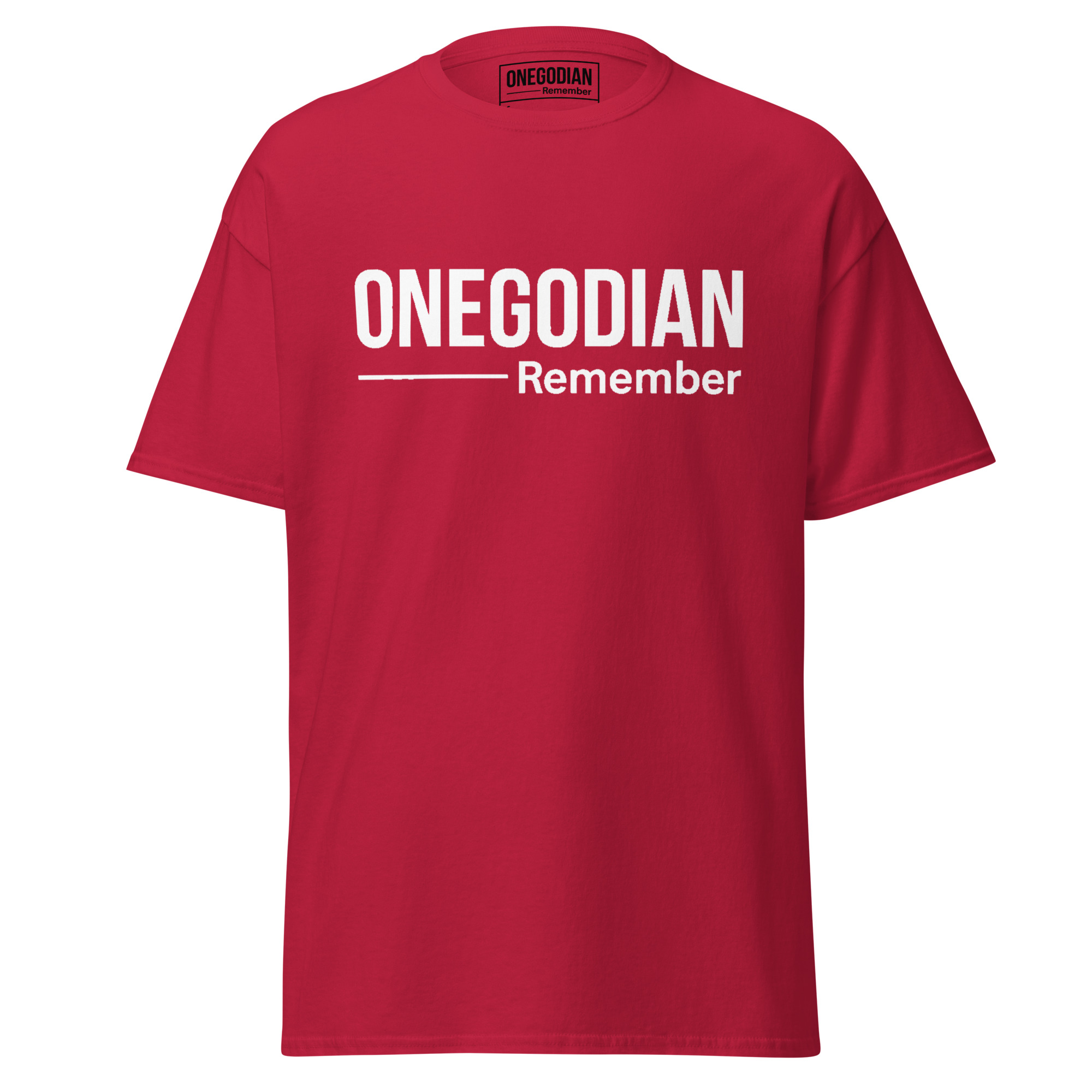 ONEGODIAN: Remember – Unisex classic tee - White - Image 7
