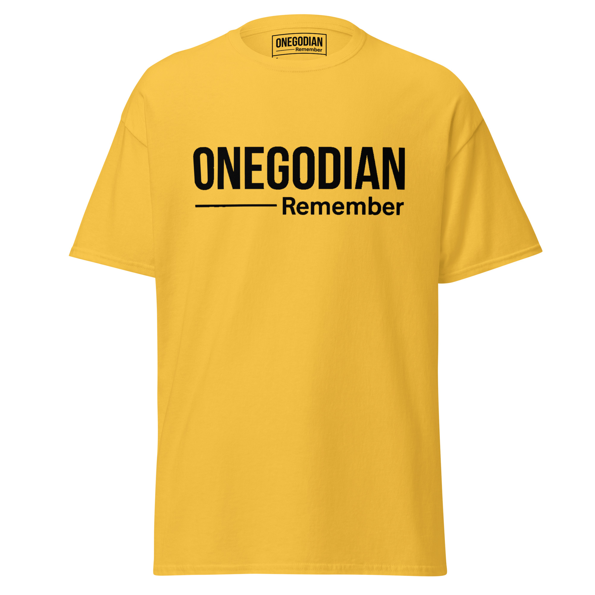 ONEGODIAN: Remember – Unisex classic tee - Black - Image 16