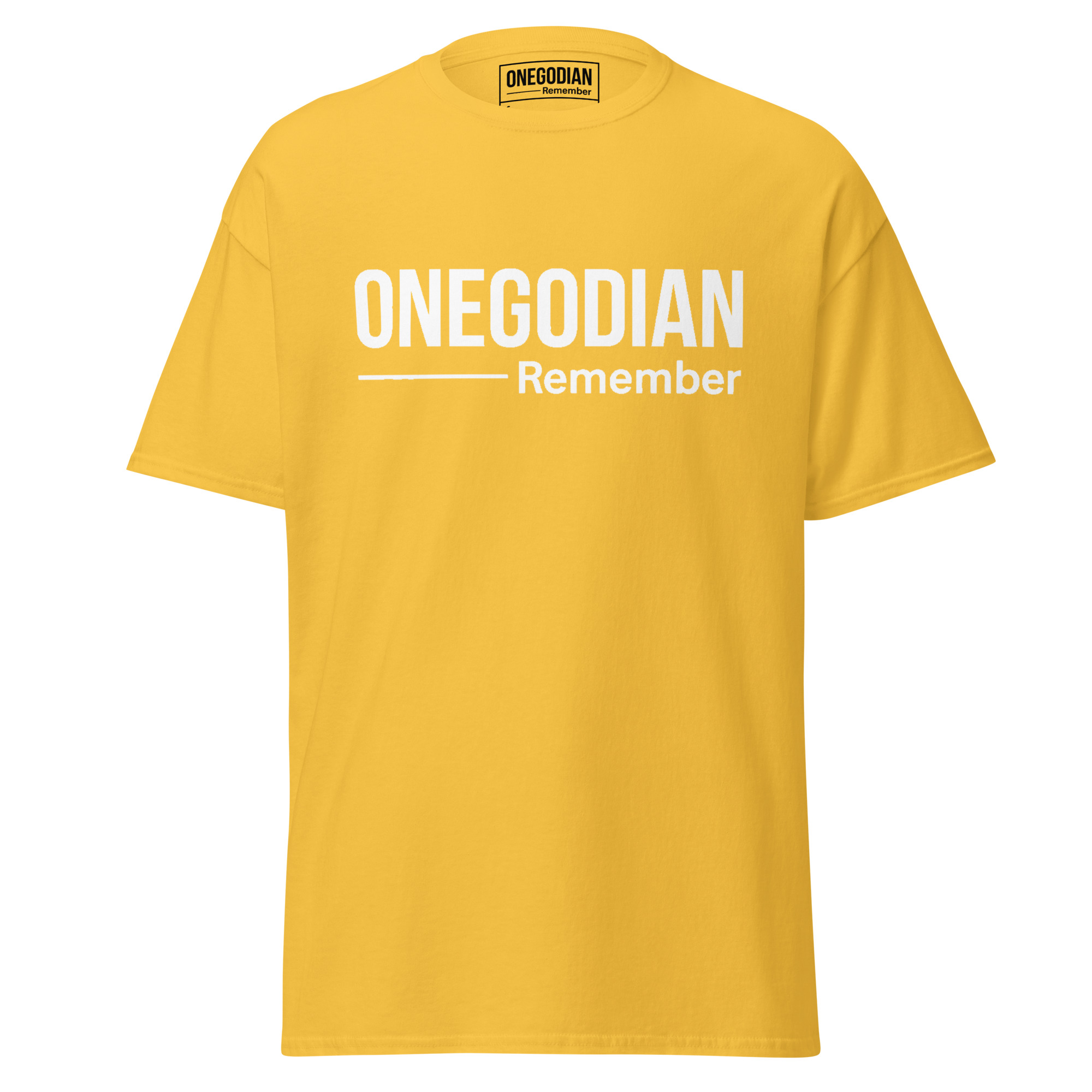 ONEGODIAN: Remember – Unisex classic tee - White - Image 25