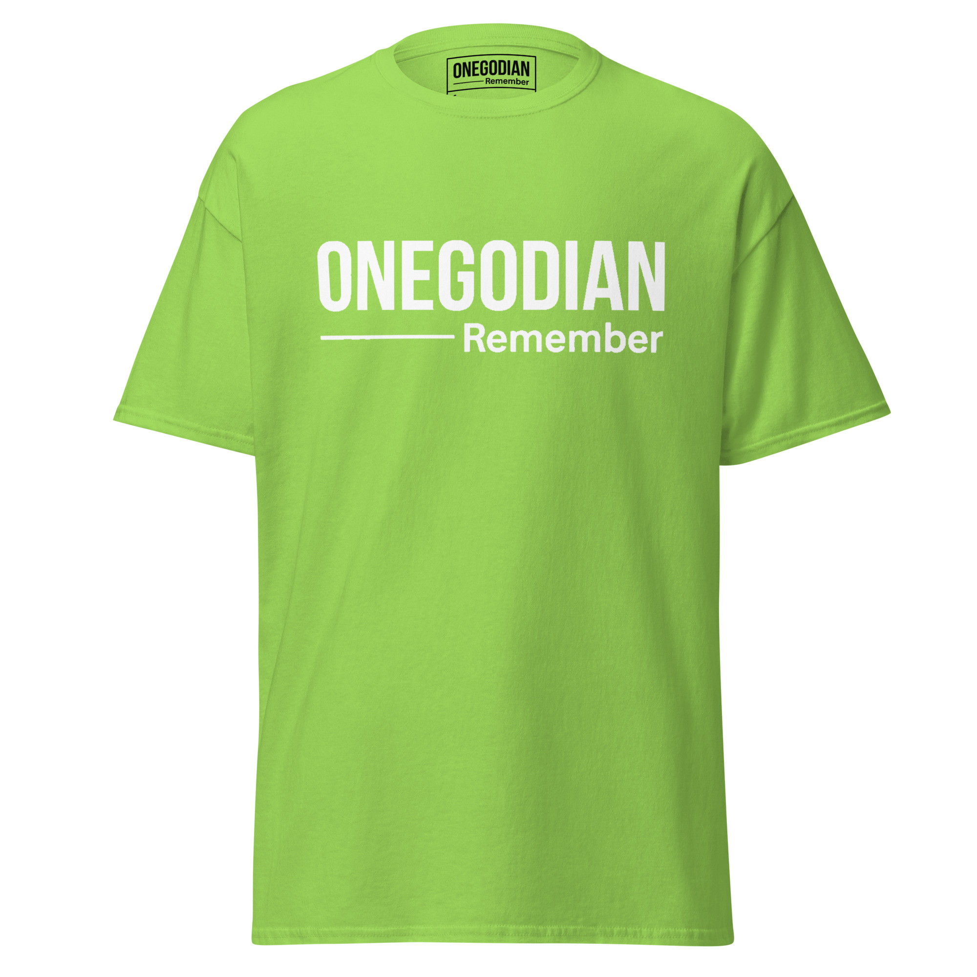 ONEGODIAN: Remember – Unisex classic tee - White - Image 23