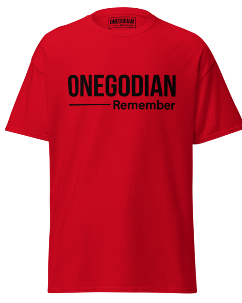 ONEGODIAN: Remember – Unisex classic tee - Black