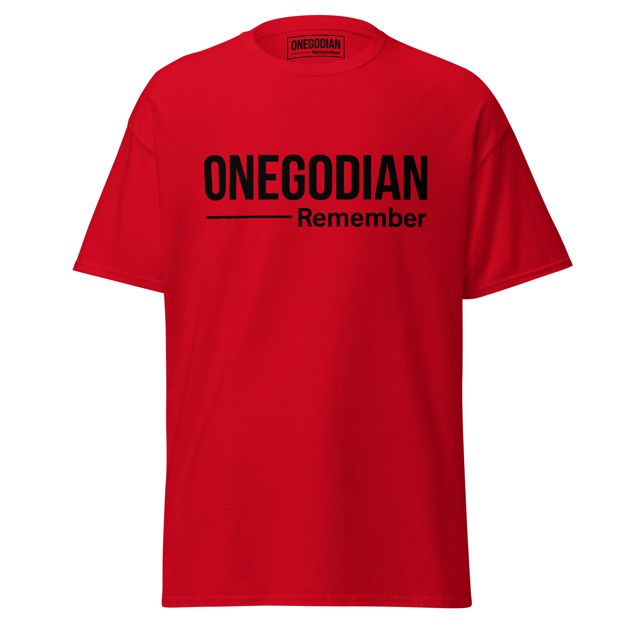 ONEGODIAN: Remember – Unisex classic tee - Black