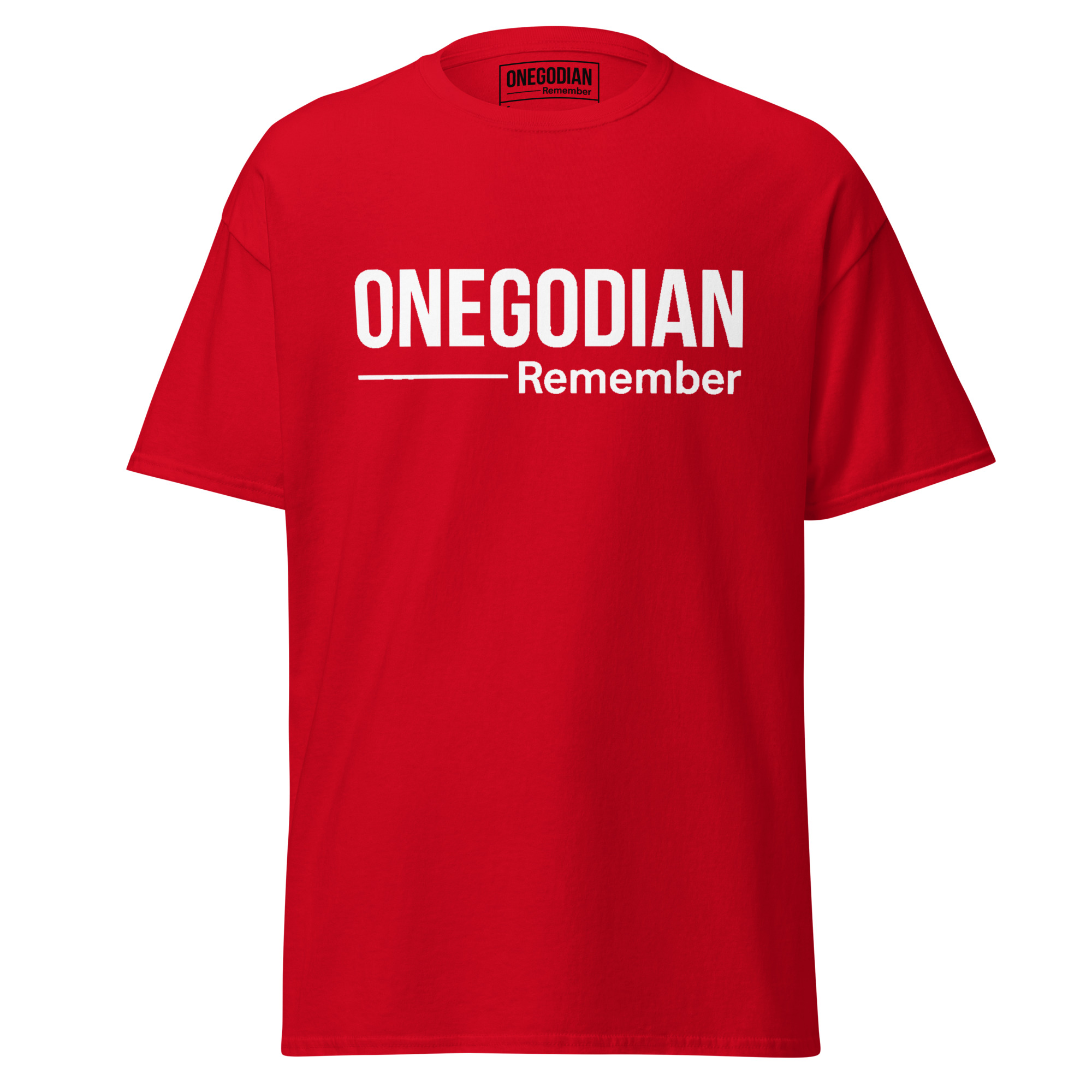 ONEGODIAN: Remember – Unisex classic tee - White - Image 5