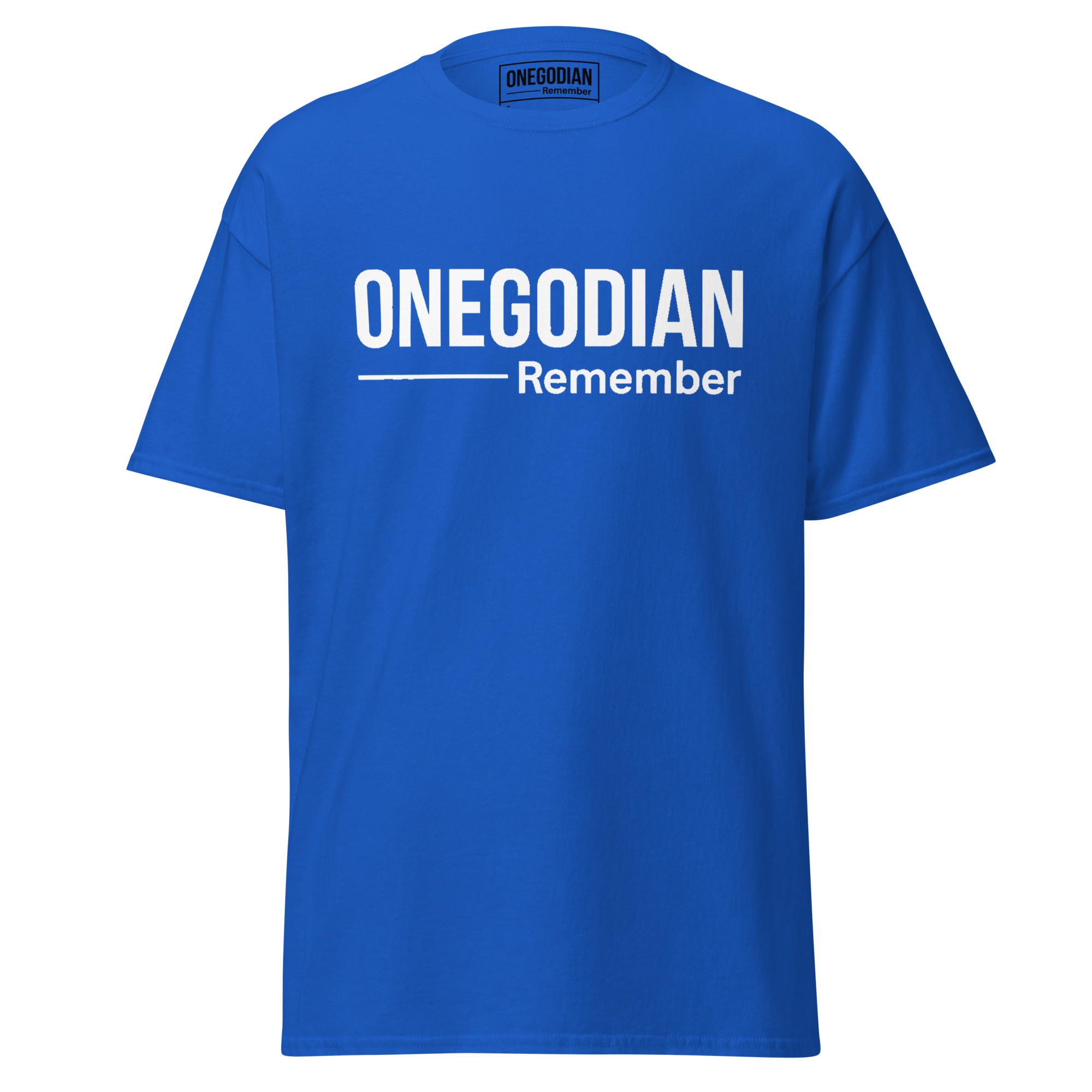 ONEGODIAN: Remember – Unisex classic tee - White - Image 9