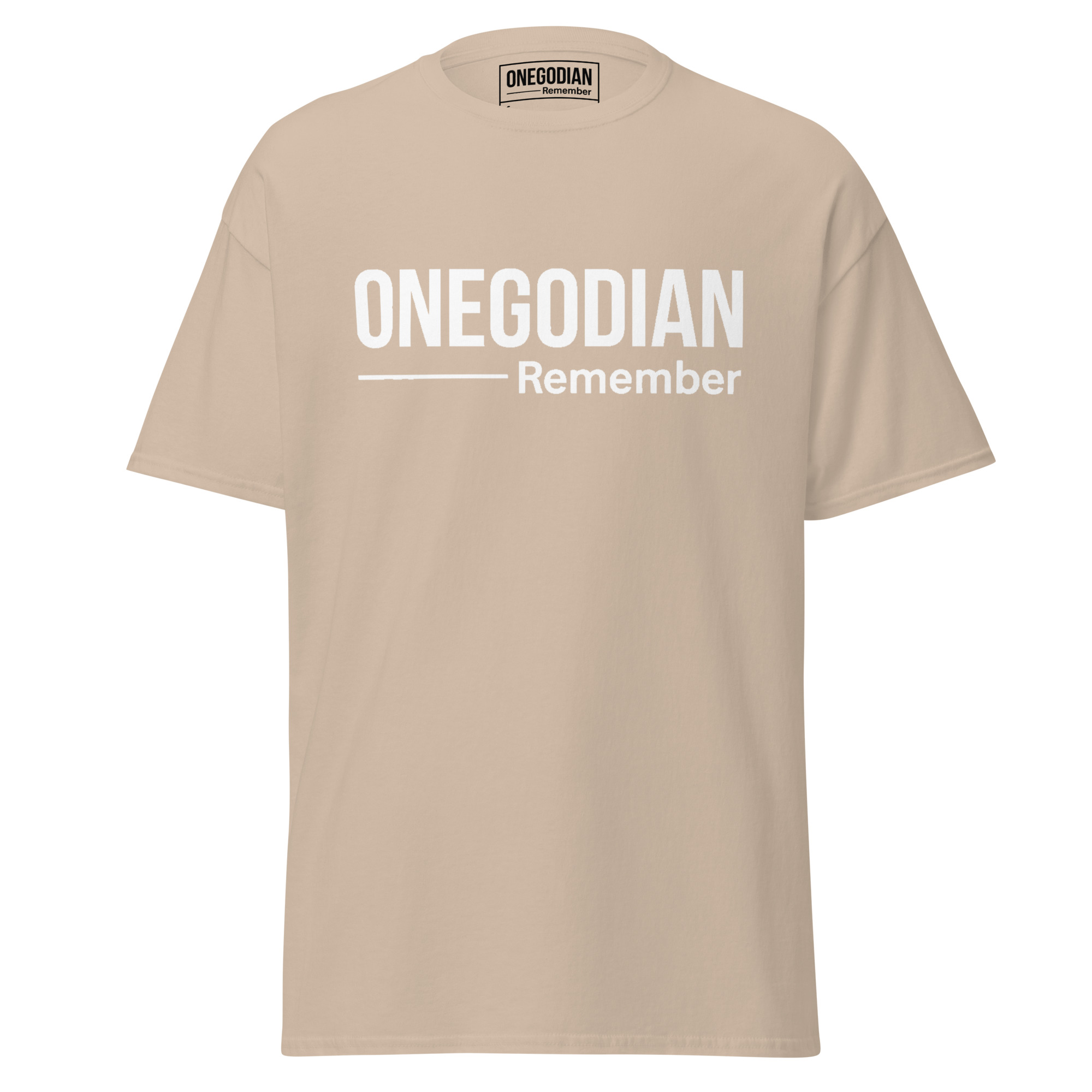 ONEGODIAN: Remember – Unisex classic tee - White - Image 21