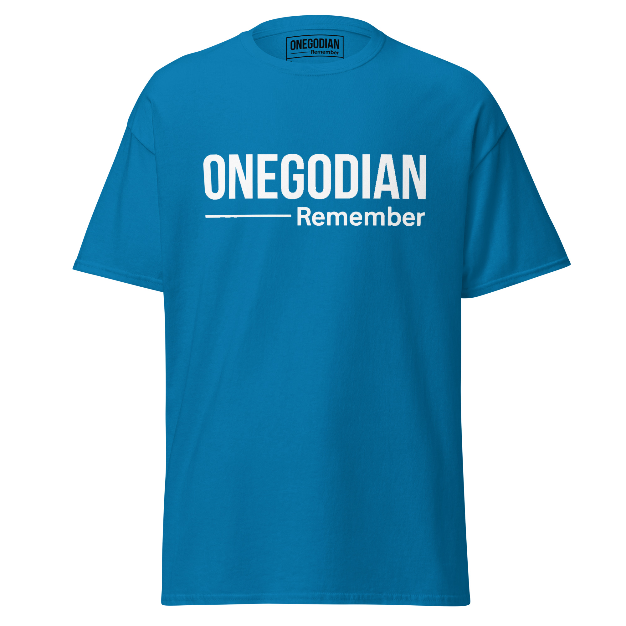 ONEGODIAN: Remember – Unisex classic tee - White - Image 11