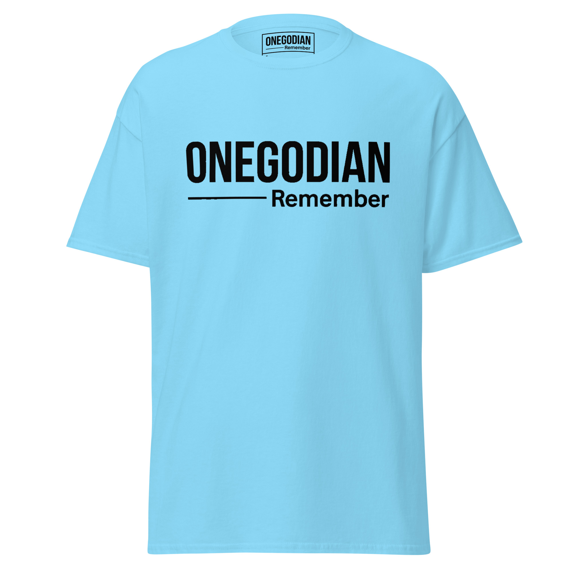 ONEGODIAN: Remember – Unisex classic tee - Black - Image 18