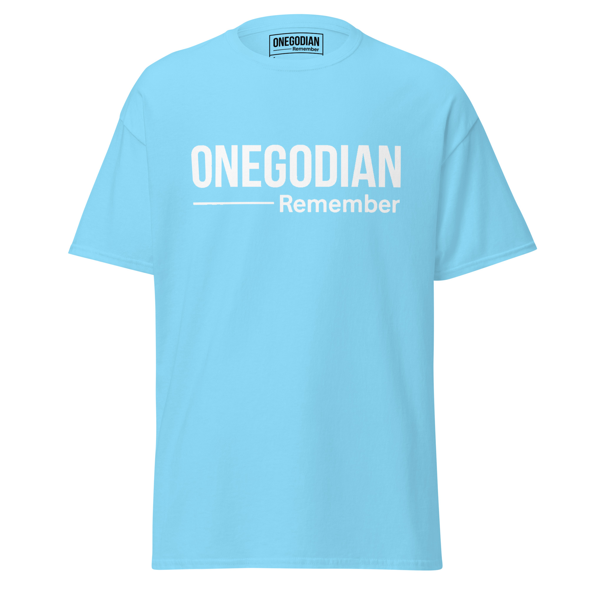 ONEGODIAN: Remember – Unisex classic tee - White - Image 27