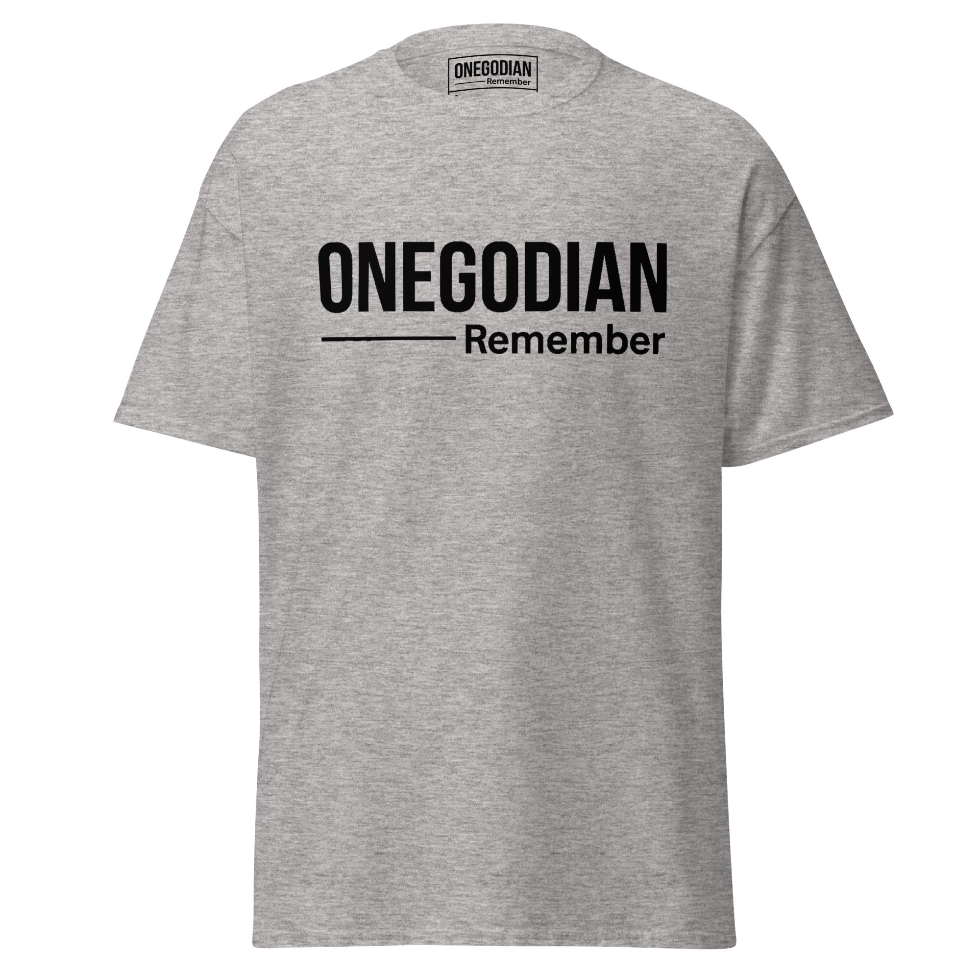 ONEGODIAN: Remember – Unisex classic tee - Black - Image 12