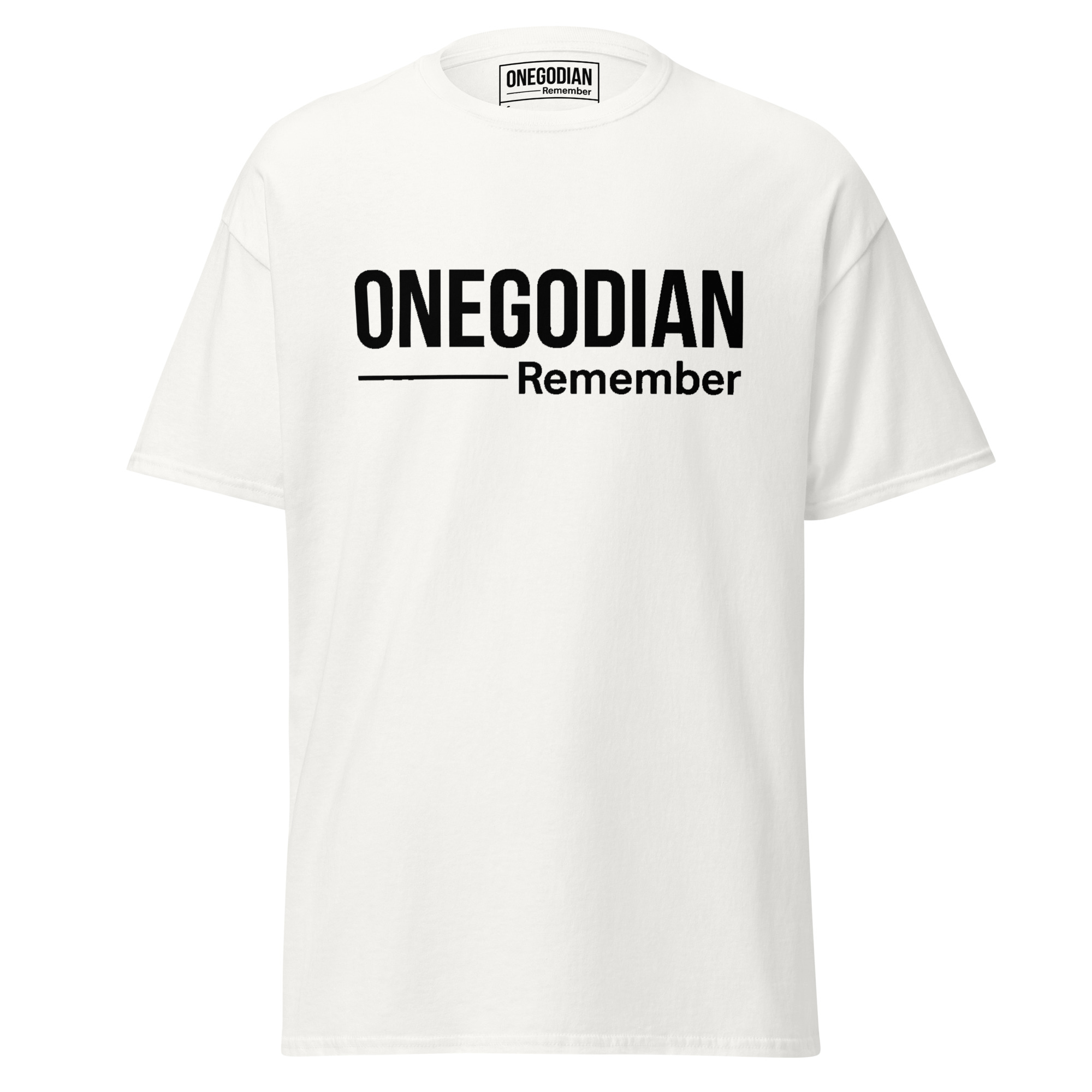 ONEGODIAN: Remember – Unisex classic tee - Black - Image 24