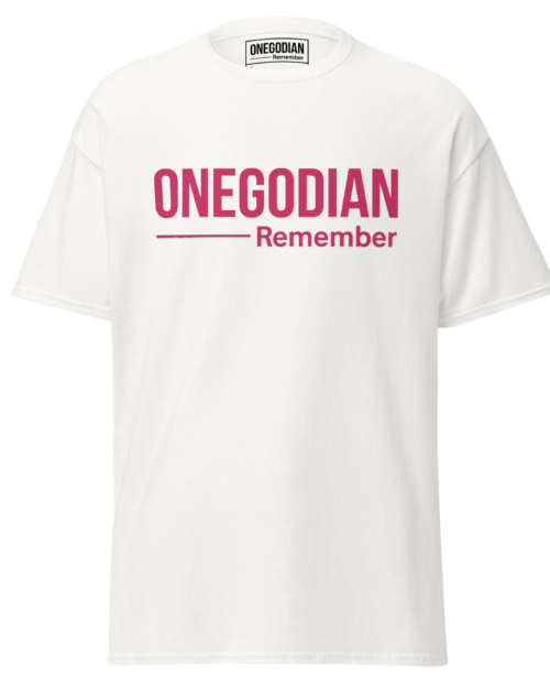 ONEGODIAN: Remember – Unisex classic tee