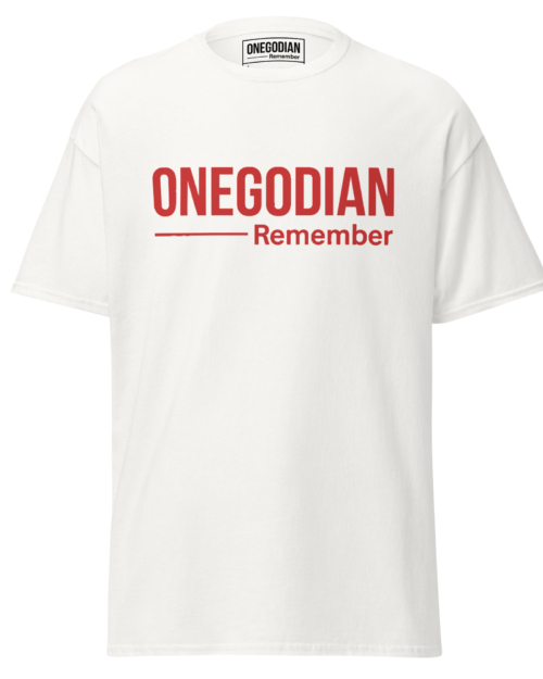 ONEGODIAN: Remember – Unisex classic tee - Red