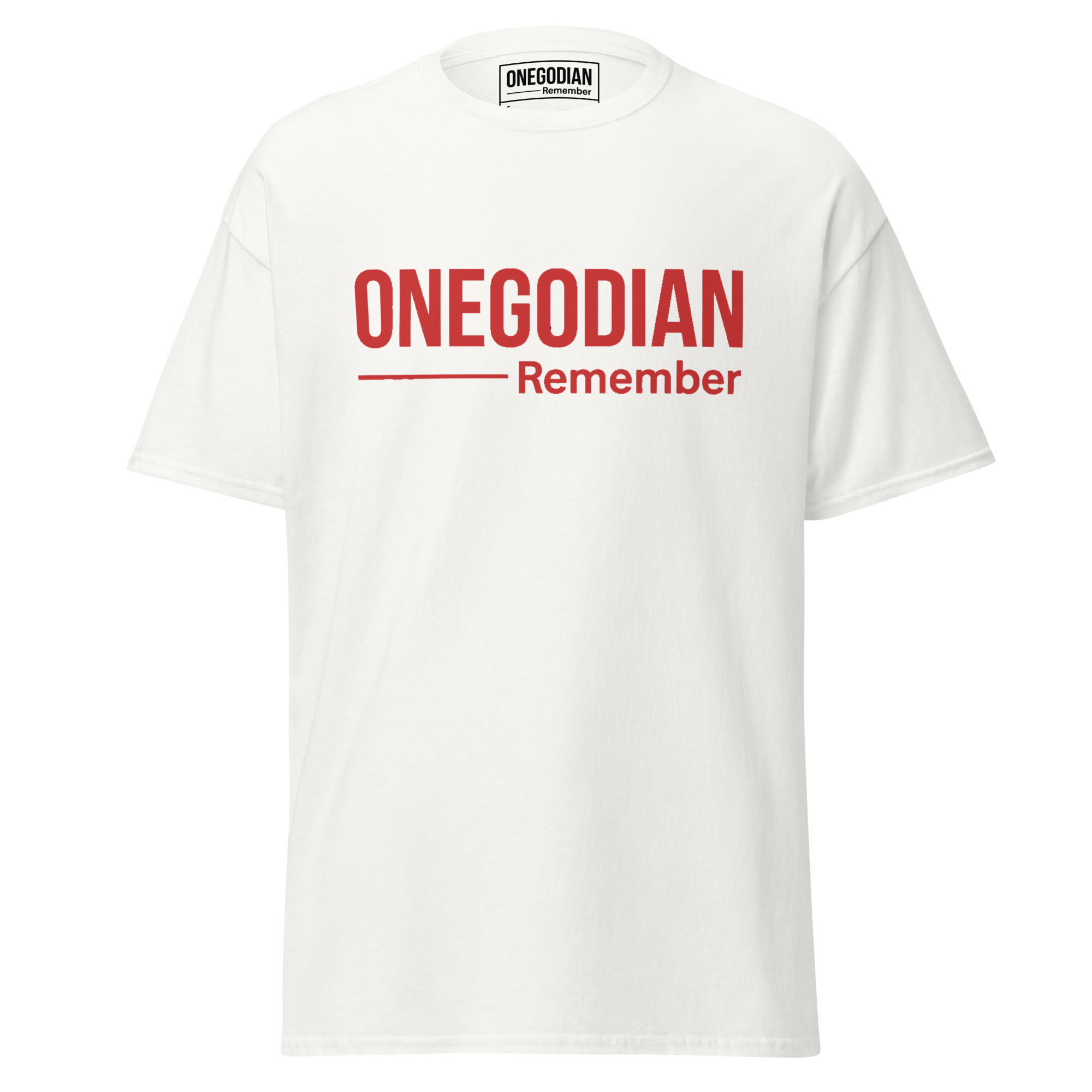 ONEGODIAN: Remember – Unisex classic tee - Red