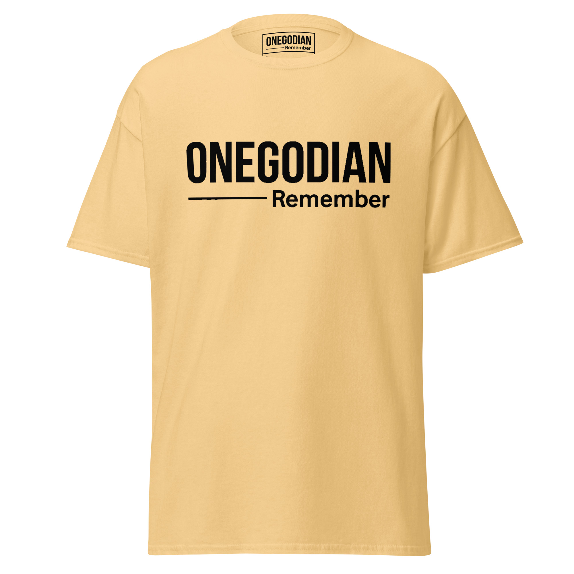 ONEGODIAN: Remember – Unisex classic tee - Black - Image 20