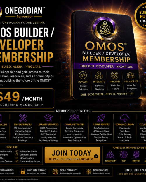 OMOS Builder / Developer Membership