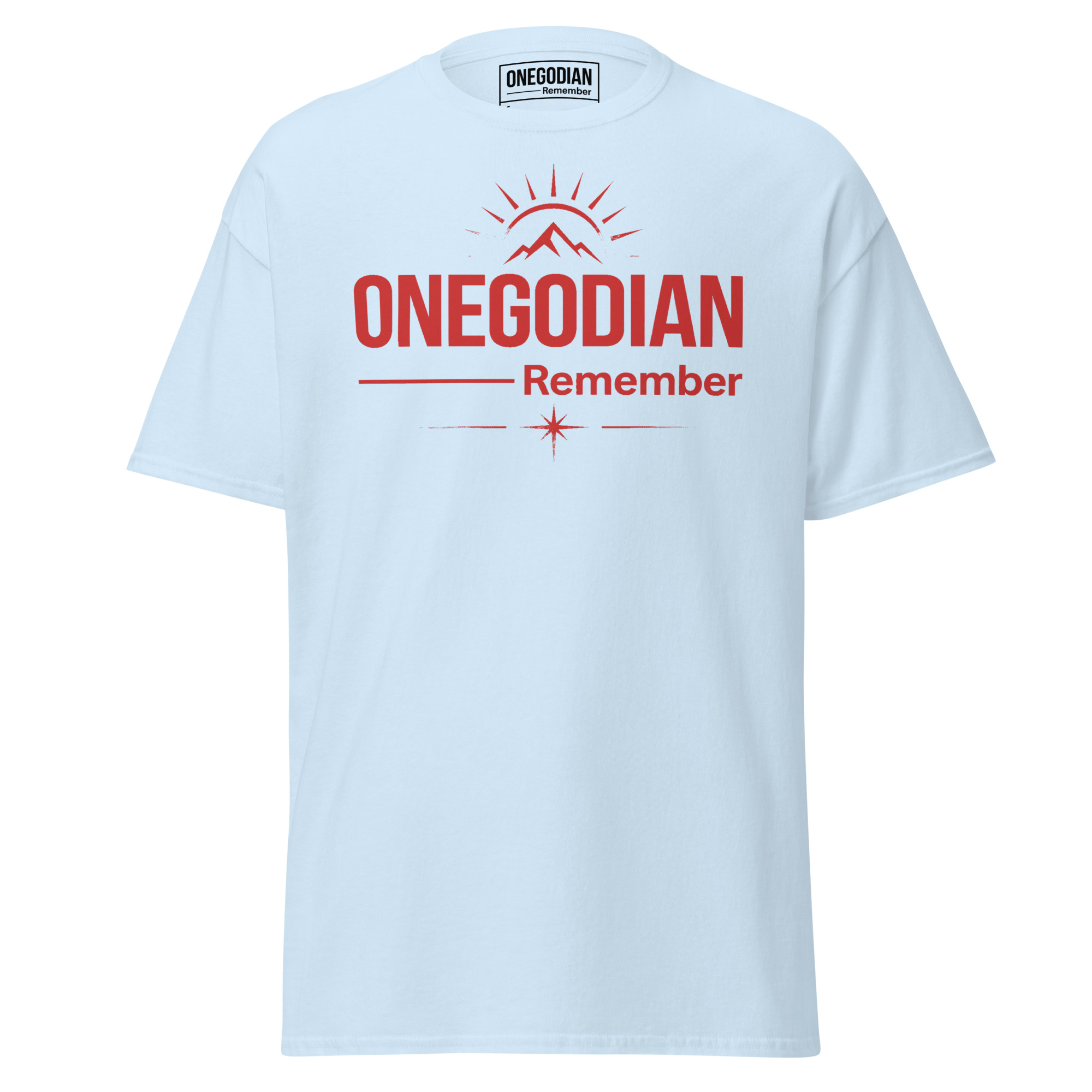 OneGodian: Remember The Mountain - Unisex classic tee - Red